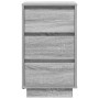 Mesilla de noche con luces LED sonoma gris 38x34x65 cm de , Mesitas de noche - Ref: Foro24-861306, Precio: 80,17 €, Descuento: %
