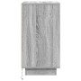 Mesilla de noche con luces LED sonoma gris 38x34x65 cm de , Mesitas de noche - Ref: Foro24-861306, Precio: 80,17 €, Descuento: %