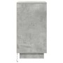 Mesilla de noche con luces LED gris hormigón 38x34x65 cm de , Mesitas de noche - Ref: Foro24-861304, Precio: 80,79 €, Descuen...