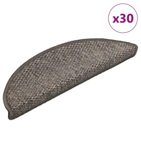 Alfombra autoadhesiva escalera sisal 30 uds marrón beige de , Alfombrillas para escalones - Ref: Foro24-3365860, Precio: 178,...
