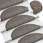 Alfombra autoadhesiva escalera sisal 30 uds marrón beige de , Alfombrillas para escalones - Ref: Foro24-3365860, Precio: 178,...