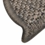 Alfombra autoadhesiva escalera sisal 30 uds marrón beige de , Alfombrillas para escalones - Ref: Foro24-3365860, Precio: 178,...