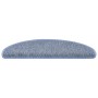 Alfombra autoadhesiva escalera sisal 30 uds 65x21x4 cm azul de , Alfombrillas para escalones - Ref: Foro24-3365874, Precio: 1...