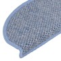 Alfombra autoadhesiva escalera sisal 30 uds 65x21x4 cm azul de , Alfombrillas para escalones - Ref: Foro24-3365874, Precio: 1...