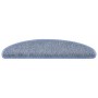 Alfombra autoadhesiva escalera sisal 30 uds 56x17x3 cm azul de , Alfombrillas para escalones - Ref: Foro24-3365862, Precio: 1...