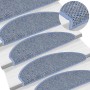 Alfombra autoadhesiva escalera sisal 30 uds 56x17x3 cm azul de , Alfombrillas para escalones - Ref: Foro24-3365862, Precio: 1...
