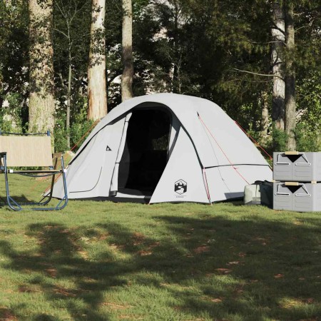 Tienda familiar 6 personas tela opaca impermeable blanca de , Tiendas de campaña - Ref: Foro24-4009565, Precio: 251,49 €, Des...