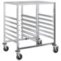 Carro con bandejas y 12 contenedores GN 75x55x87 cm de , Carros de cocina y comedor - Ref: Foro24-4108074, Precio: 185,23 €, ...
