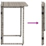 Mesa de jardín plegable gris 90x51x75 cm ratán sintético de , Mesas de jardín - Ref: Foro24-4108256, Precio: 81,66 €, Descuen...