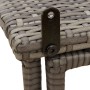 Mesa de jardín plegable gris 90x51x75 cm ratán sintético de , Mesas de jardín - Ref: Foro24-4108256, Precio: 81,66 €, Descuen...