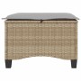 Taburetes de jardín con cojines 2 uds beige 55x55x36 cm de , Otomanas de exterior - Ref: Foro24-4108249, Precio: 114,77 €, De...