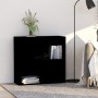 Estantería de madera de ingeniería negra 80x30x76,5 cm de , Librerías y estanterías - Ref: Foro24-801000, Precio: 51,46 €, De...