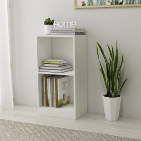 Estantería de madera de ingeniería blanca 40x24x75 cm de , Librerías y estanterías - Ref: Foro24-800819, Precio: 37,72 €, Des...