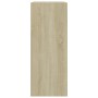 Estantería de madera de ingeniería roble Sonoma 80x30x76,5 cm de , Librerías y estanterías - Ref: Foro24-801002, Precio: 49,8...