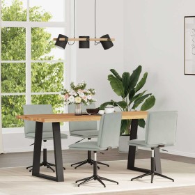 Sillas de comedor 4 unidades terciopelo gris claro de , Sillas de comedor - Ref: Foro24-3315637, Precio: 223,08 €, Descuento: %
