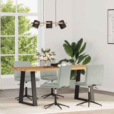 Sillas de comedor 4 unidades terciopelo gris claro de , Sillas de comedor - Ref: Foro24-3315637, Precio: 223,08 €, Descuento: %
