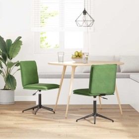 Sillas de comedor 2 unidades terciopelo verde claro de , Sillas de comedor - Ref: Foro24-3315370, Precio: 115,11 €, Descuento: %