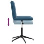 Sillas de comedor 6 unidades terciopelo azul de , Sillas de comedor - Ref: Foro24-3315707, Precio: 330,57 €, Descuento: %