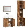 Juego de muebles de baño 3 piezas madera ingeniería envejecida de , Muebles de baño - Ref: Foro24-3328561, Precio: 159,03 €, ...