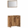 Juego de muebles de baño 3 piezas madera ingeniería envejecida de , Muebles de baño - Ref: Foro24-3328561, Precio: 159,03 €, ...