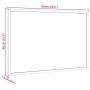 Pizarra blanca magnética con marco de madera de pino 60x40 cm de , Tablones de anuncios - Ref: Foro24-4017404, Precio: 27,04 ...