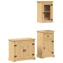 Juego de muebles de baño Corona 3 pzas madera maciza pino de , Muebles de baño - Ref: Foro24-3334633, Precio: 257,58 €, Descu...