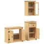 Juego de muebles de baño Corona 3 pzas madera maciza pino de , Muebles de baño - Ref: Foro24-3334633, Precio: 257,58 €, Descu...