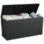 Baúl de almacenamiento para exteriores Keter "Comfy" 270L antracita de , Cajas de almacenaje para exteriores - Ref: Foro24-44...