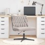 Silla oficina giratoria tejido imitación lana rizada gris claro de , Sillas - Ref: Foro24-4105397, Precio: 112,13 €, Descuent...