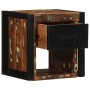 Mesilla de noche multicolor 40x35x40 cm madera maciza reciclada de , Mesitas de noche - Ref: Foro24-4015952, Precio: 158,86 €...