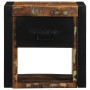 Mesilla de noche multicolor 40x35x40 cm madera maciza reciclada de , Mesitas de noche - Ref: Foro24-4015952, Precio: 158,86 €...