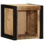 Mesitas de noche 2 piezas 40x35x40cm madera maciza rugosa mango de , Mesitas de noche - Ref: Foro24-4015959, Precio: 120,66 €...