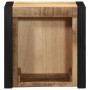 Mesitas de noche 2 piezas 40x35x40cm madera maciza rugosa mango de , Mesitas de noche - Ref: Foro24-4015959, Precio: 120,66 €...