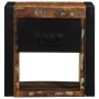 Mesilla de noche multicolor 40x35x40 cm madera maciza reciclada de , Mesitas de noche - Ref: Foro24-4015950, Precio: 84,26 €,...