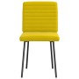 Sillas de comedor 6 unidades terciopelo amarillo de , Sillas de comedor - Ref: Foro24-3315533, Precio: 245,78 €, Descuento: %