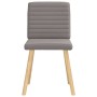 Sillas de comedor 6 unidades de tela gris taupe de , Sillas de comedor - Ref: Foro24-3315550, Precio: 296,00 €, Descuento: %