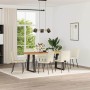Sillas de comedor 6 unidades de terciopelo crema de , Sillas de comedor - Ref: Foro24-3315565, Precio: 245,13 €, Descuento: %