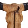 Escultura de calavera de toro de teca 66x15x88 cm de , Figuras, esculturas y estatuas - Ref: Foro24-244566, Precio: 104,56 €,...
