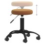 Silla de oficina giratoria de terciopelo marrón de , Sillas de oficina - Ref: Foro24-333172, Precio: 52,33 €, Descuento: %