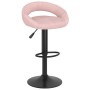 Taburetes de cocina 2 unidades terciopelo rosa de , Taburetes de cocina - Ref: Foro24-333274, Precio: 110,93 €, Descuento: %