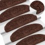 Alfombrilla escalera 20 uds marrón 65x21x4 cm de , Alfombrillas para escalones - Ref: Foro24-3365848, Precio: 97,68 €, Descue...