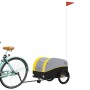 Remolque para bicicleta hierro negro y amarillo 30 kg de , Remolques para bicicletas - Ref: Foro24-94141, Precio: 98,65 €, De...