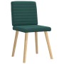 Sillas de comedor 2 unidades tela verde oscuro de , Sillas de comedor - Ref: Foro24-4101179, Precio: 103,21 €, Descuento: %