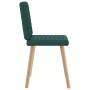 Sillas de comedor 2 unidades tela verde oscuro de , Sillas de comedor - Ref: Foro24-4101179, Precio: 103,21 €, Descuento: %