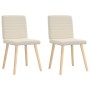 Sillas de comedor 2 unidades lino de , Sillas de comedor - Ref: Foro24-4101185, Precio: 107,53 €, Descuento: %