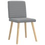 Sillas de comedor 6 unidades de tela gris claro de , Sillas de comedor - Ref: Foro24-3315544, Precio: 296,00 €, Descuento: %