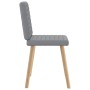 Sillas de comedor 6 unidades de tela gris claro de , Sillas de comedor - Ref: Foro24-3315544, Precio: 296,00 €, Descuento: %