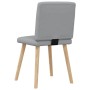 Sillas de comedor 6 unidades de tela gris claro de , Sillas de comedor - Ref: Foro24-3315544, Precio: 296,00 €, Descuento: %