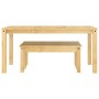 Juego de comedor Panama 3 pzas madera maciza de pino de , muebles para cocinas y comedores - Ref: Foro24-3345173, Precio: 358...