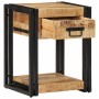 Mesita de noche madera maciza de mango 40x35x50 cm de , Mesitas de noche - Ref: Foro24-4016688, Precio: 90,31 €, Descuento: %